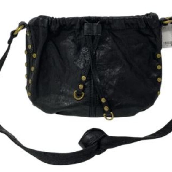 Fossil Small Leather Handbag Rivet Detail - Picture 1 of 4